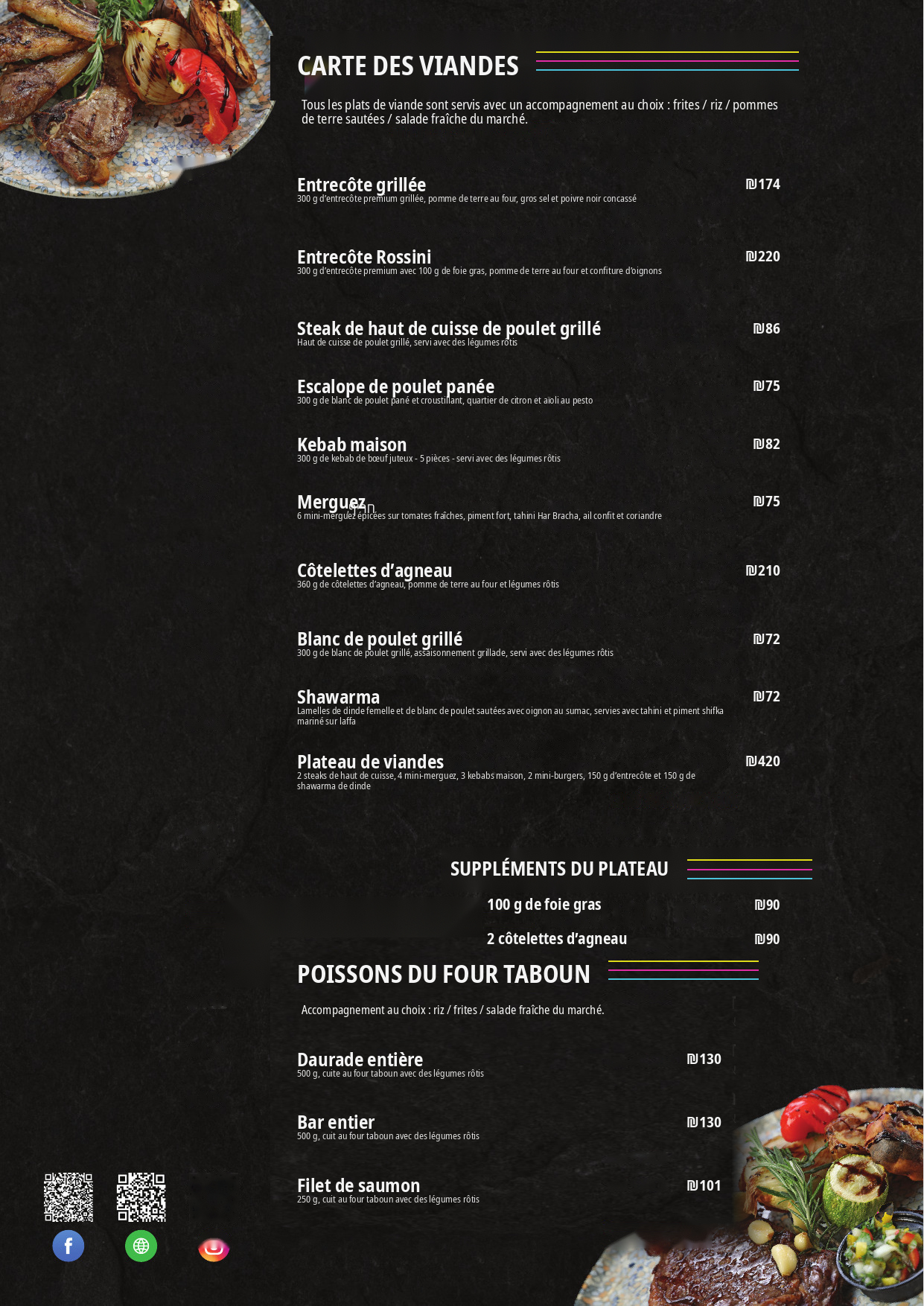 Menu français - page 4