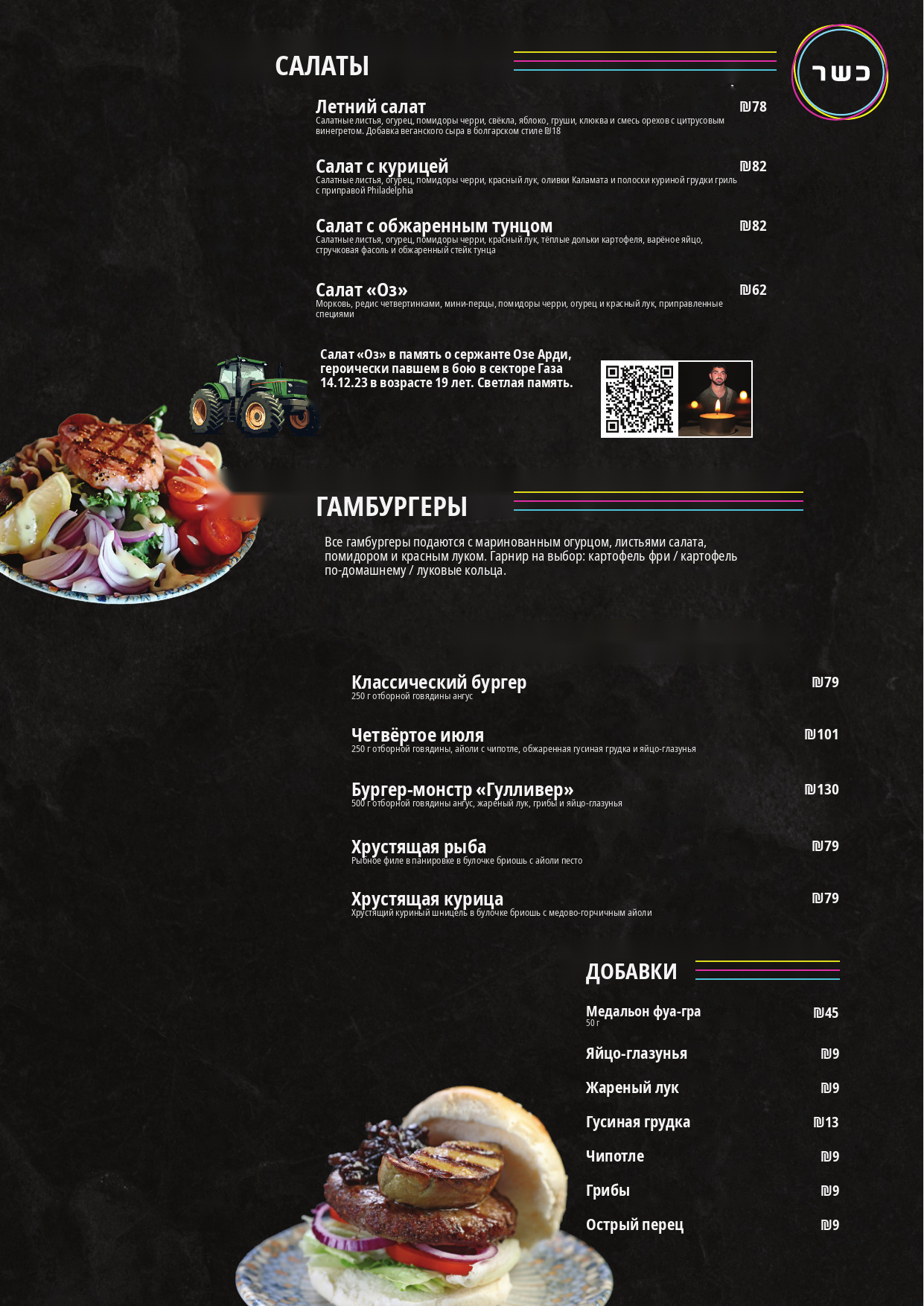 Меню на русском - page 3