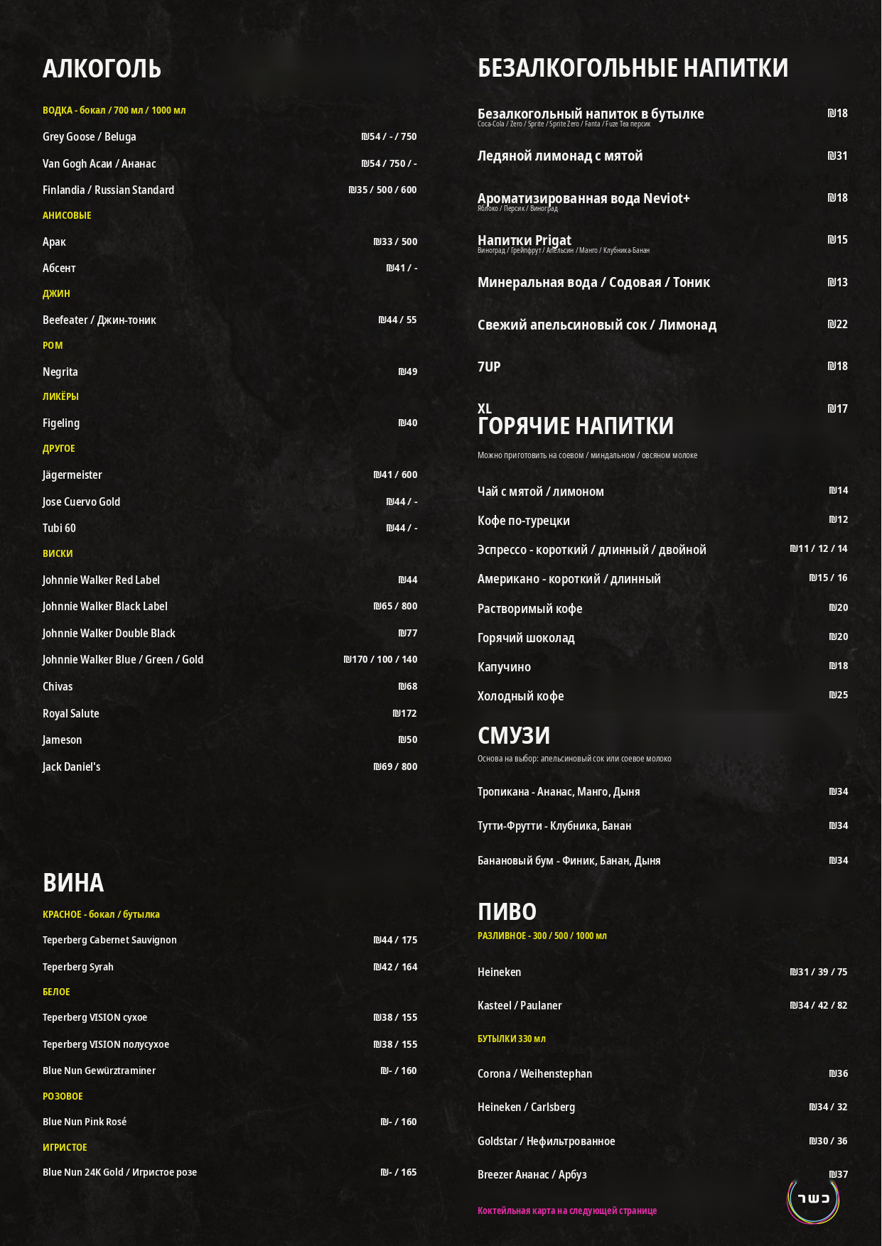 Меню на русском - page 5