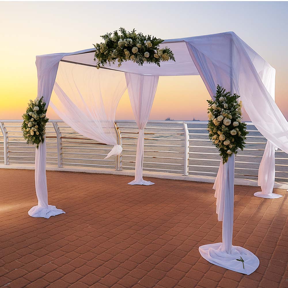 חוף הקשתות אשדוד מסעדות אירועים חתונה חופה - הפי דייס