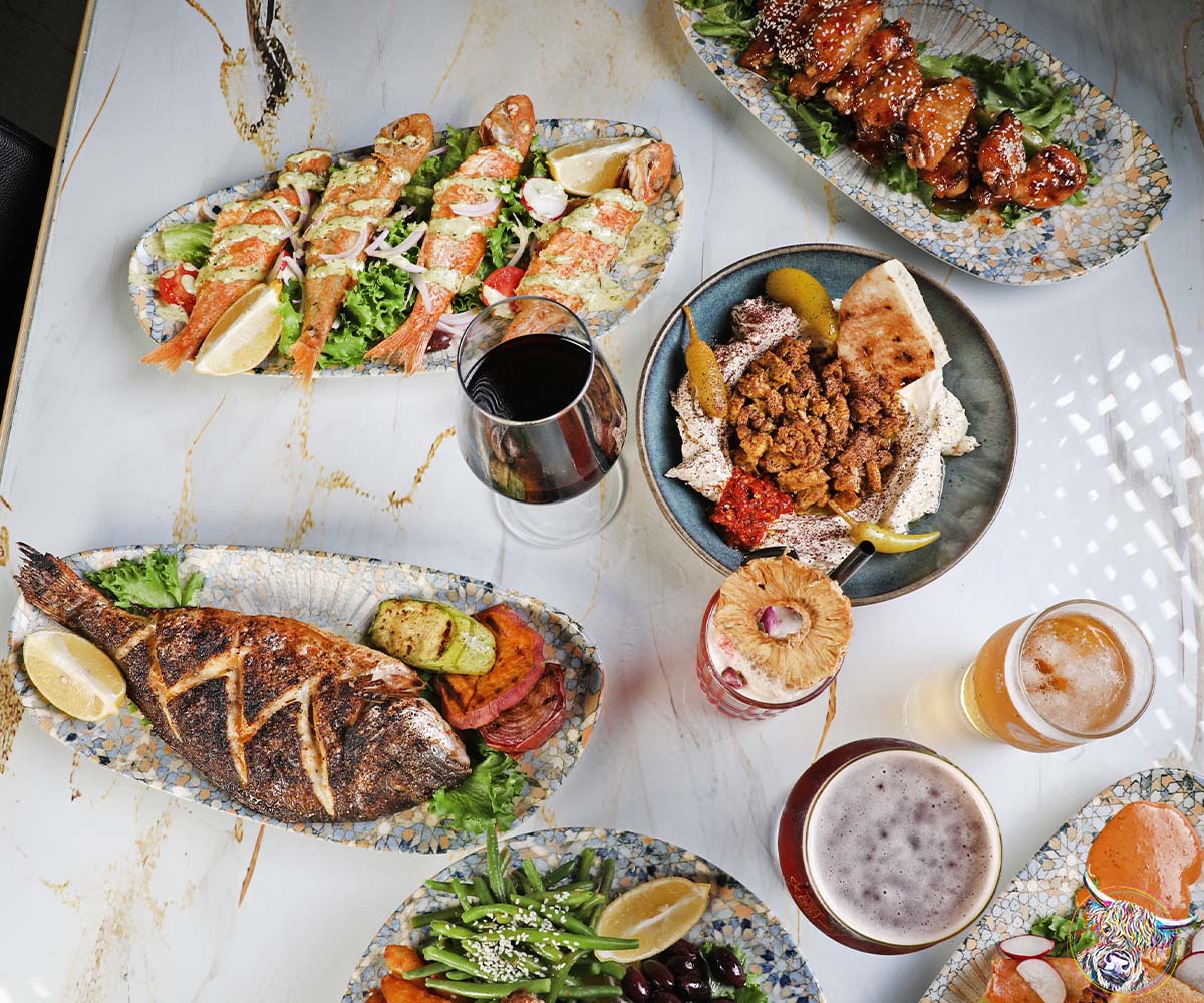 הפי דייס – חוף הקשתות ימי גיבוש לעובדים - מנות שף שולחן מלא