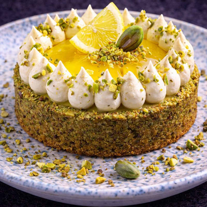 טארט פיסטוק לימון אייש