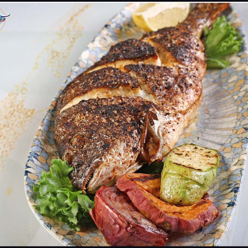 דג דניס שלם אפוי