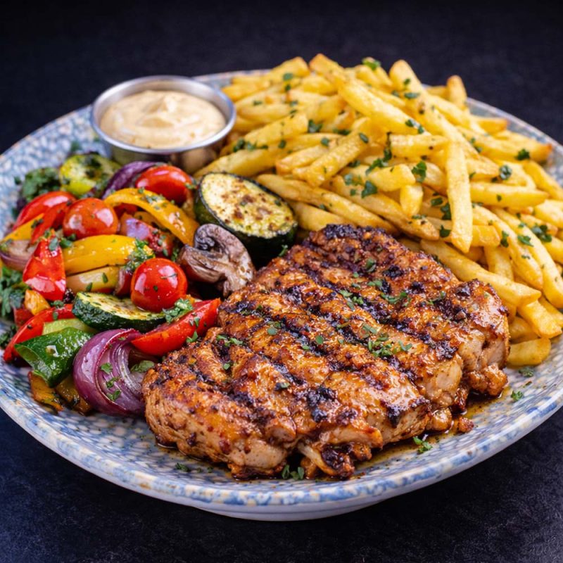 סטייק פרגית על האש 