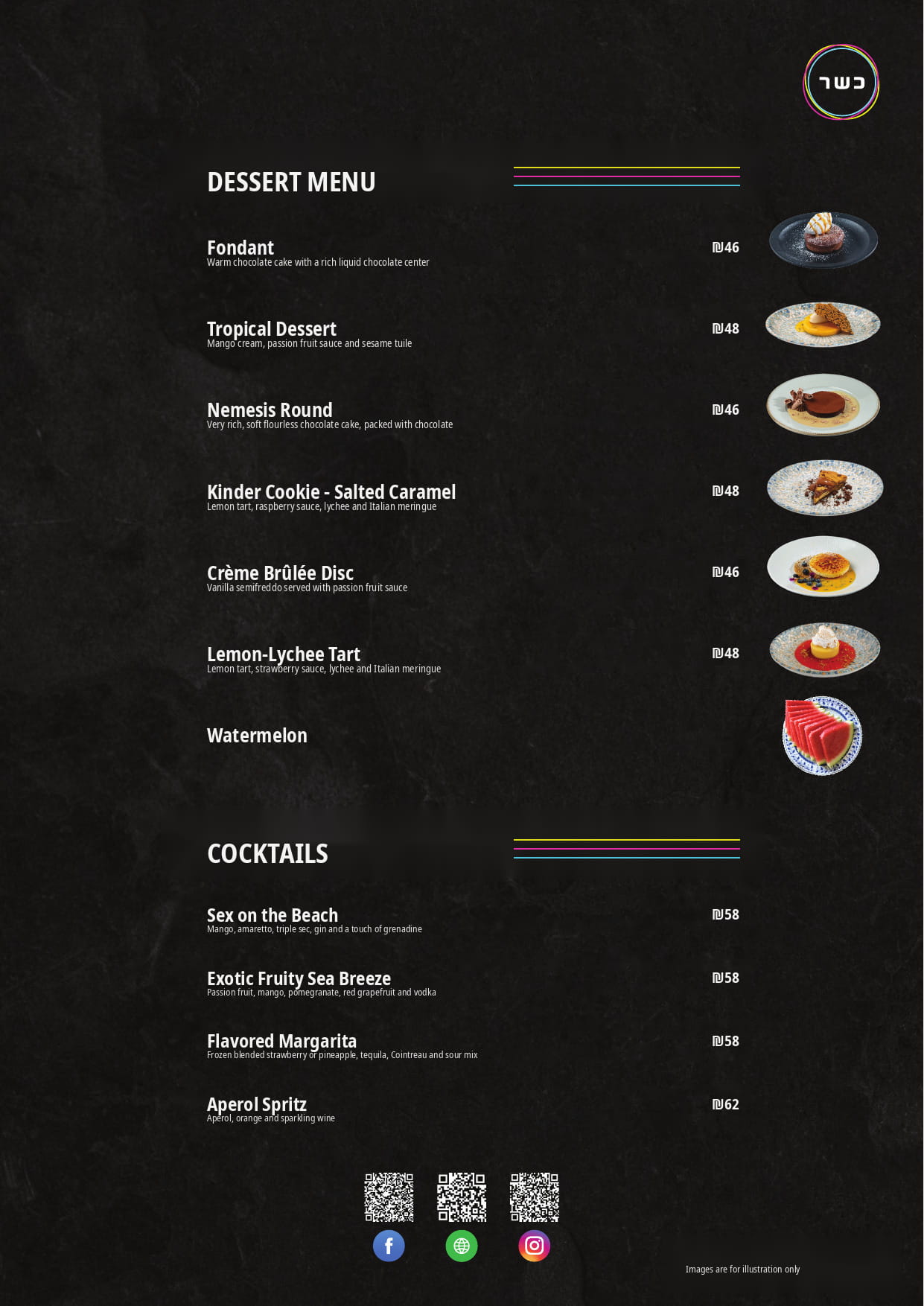 English menu page 6